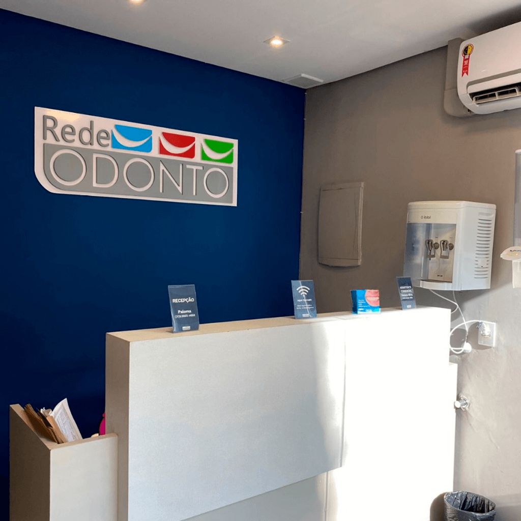Interior de uma unidade Rede Odonto.