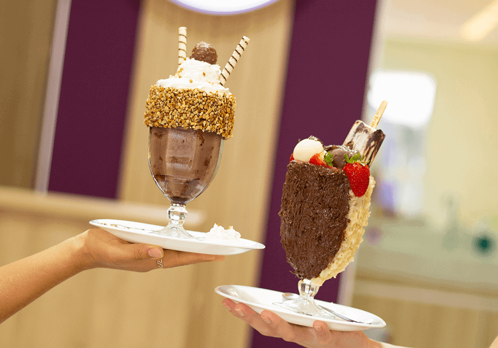 Taças de açaí da Trilhas da Amazônia.