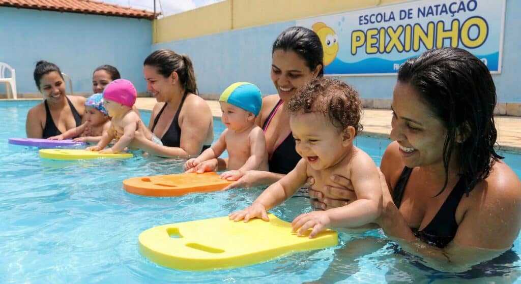 franquia de academia de natação