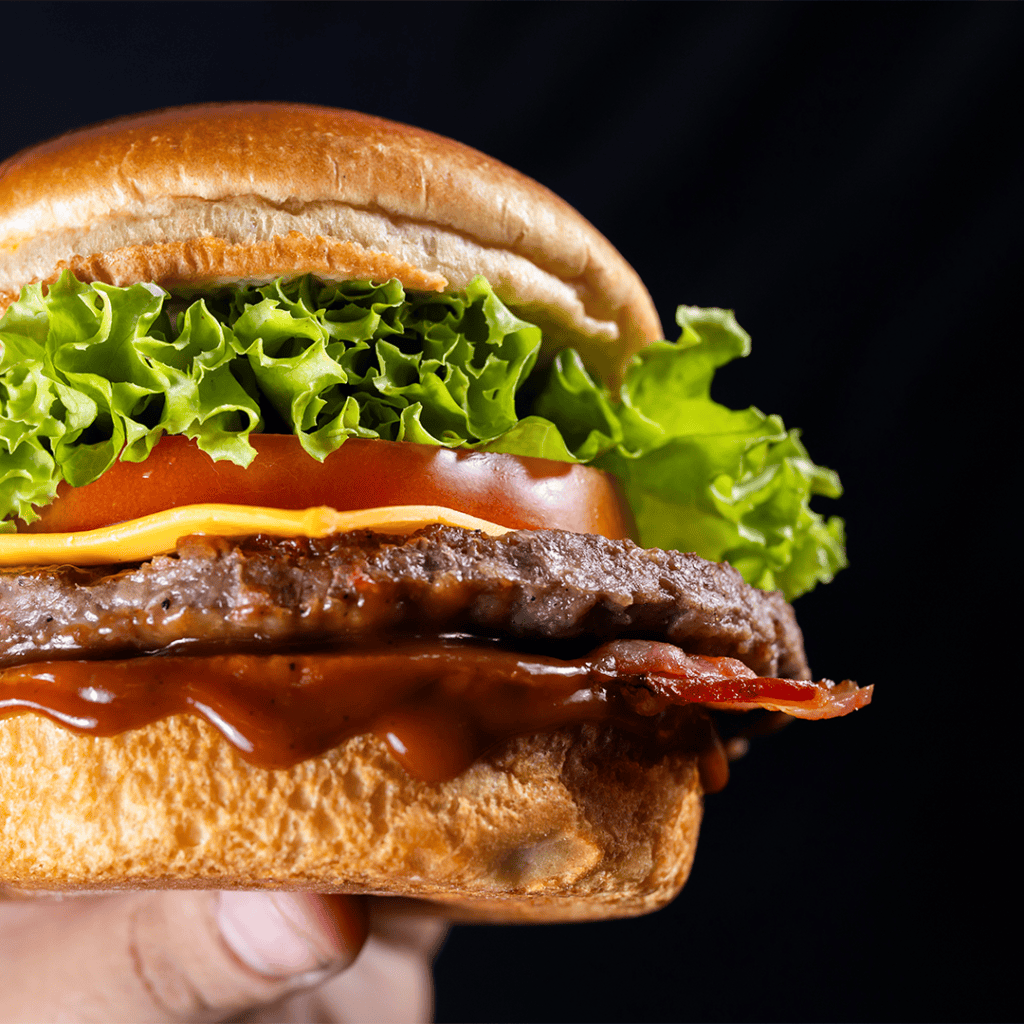 Hambúrguer da American Burger Delivery.