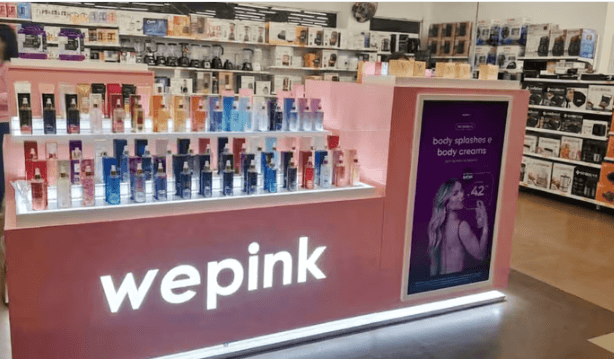 espaço we pink nas americanas