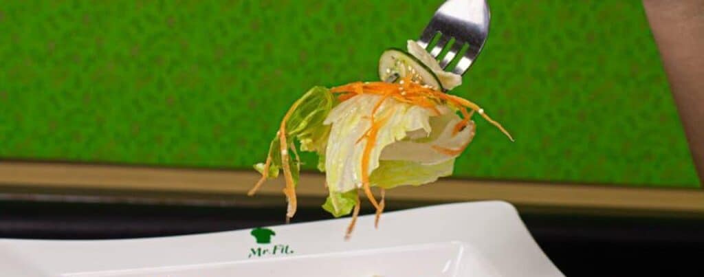 mr fit salada de alface