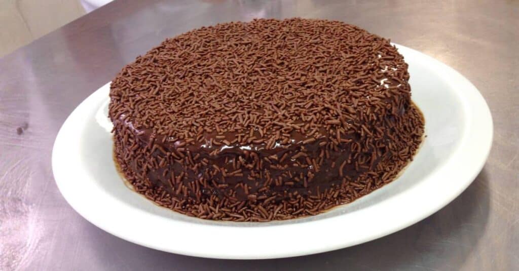 bolo de chocolate