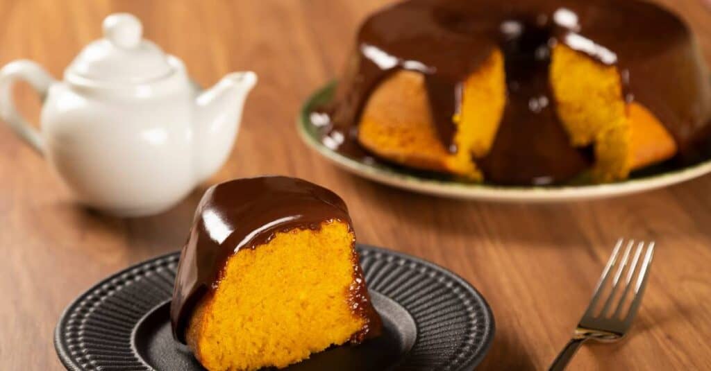 bolo de chocolate e cenoura